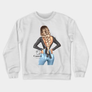 Cancer Girl Crewneck Sweatshirt
